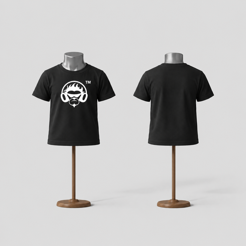 Kids microfiber with white logo