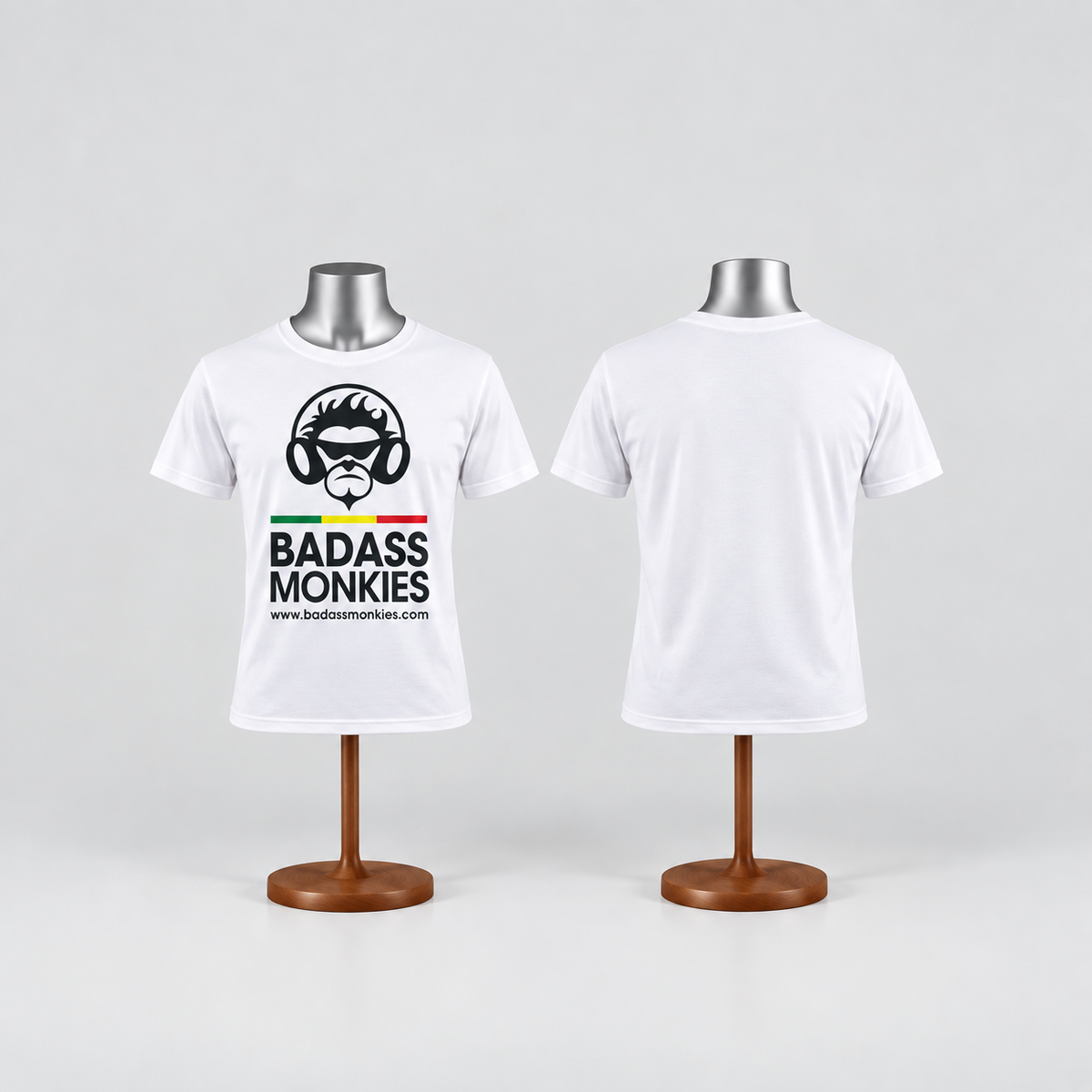 Kids Cotton T-shirt with Black logo