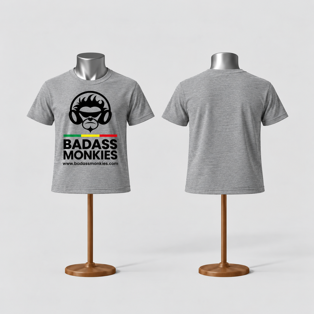 Kids Cotton T-shirt with Black logo