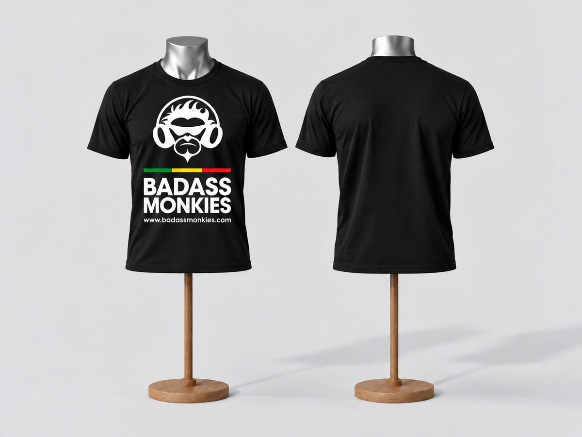 Unisex cotton with black logo