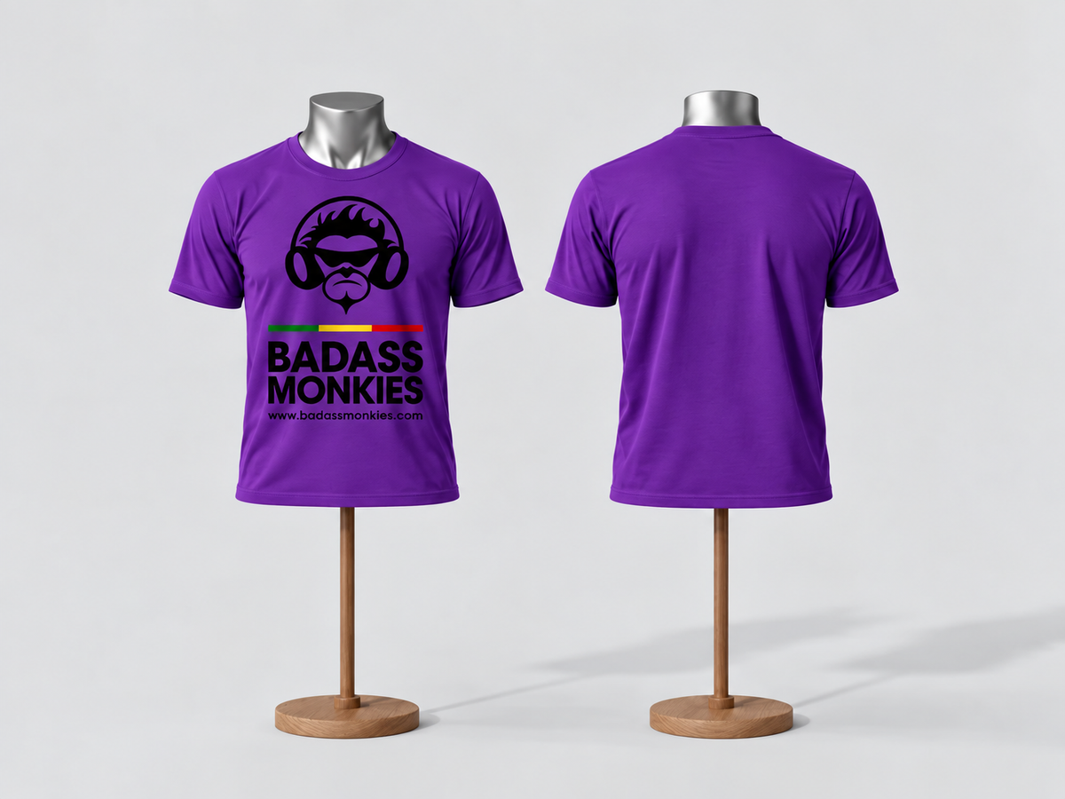 Unisex cotton with black logo