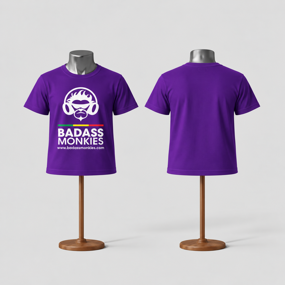 Kids Cotton T-shirt with white logo