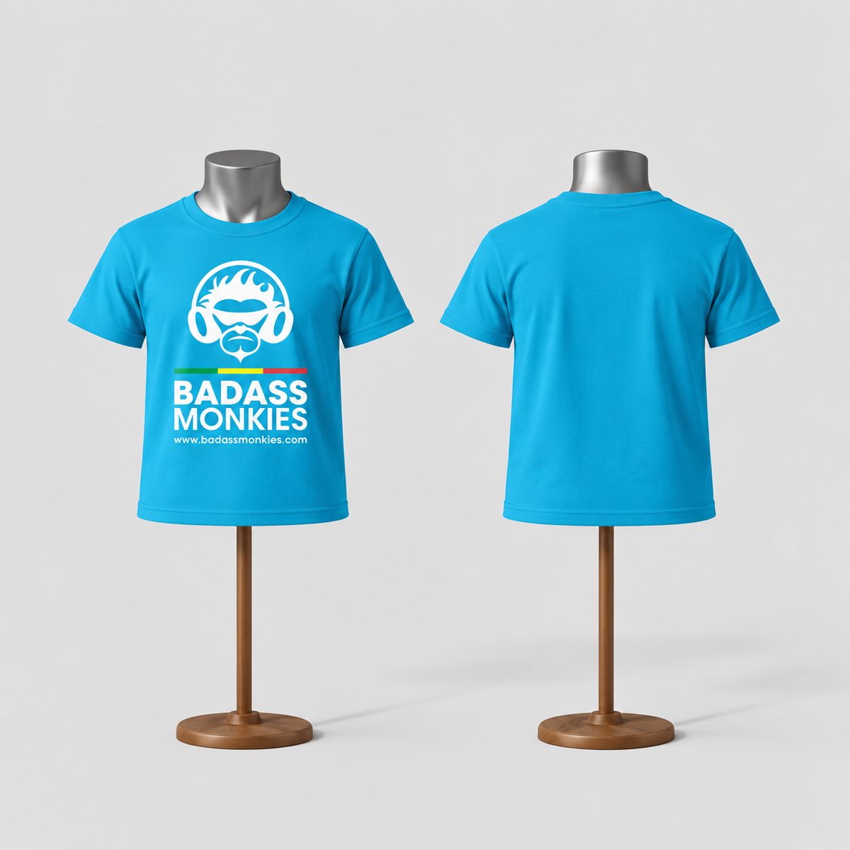 Kids Cotton T-shirt with white logo