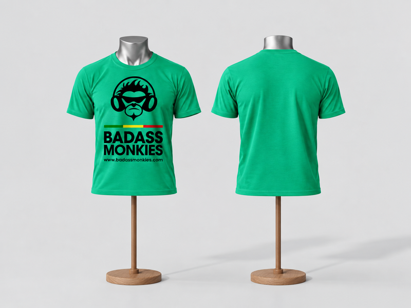 Unisex cotton with black logo